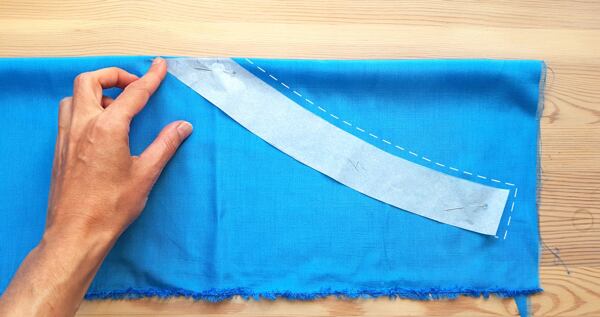 For the facing, only add a seam allowance on the edges where you'll be attaching it shift dress pattern, diy shift dress, how to make a shift dress