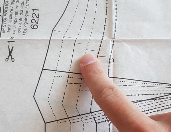 The mark at the bottom of the sleeve opening shift dress pattern, diy shift dress, how to make a shift dress