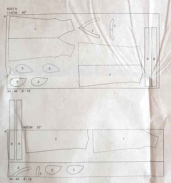 The layout plan shows how to place your pattern pieces for bolts of varying widths shift dress pattern, diy shift dress, how to make a shift dress