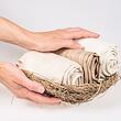 Noil silk, natural