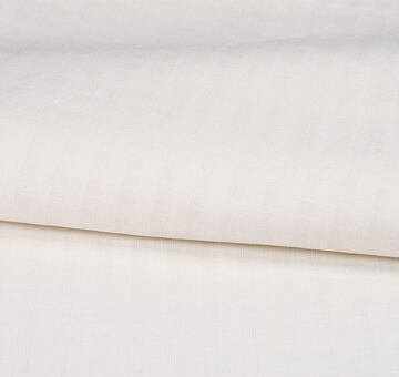 Ivory white fine linen fabric, 100% linen