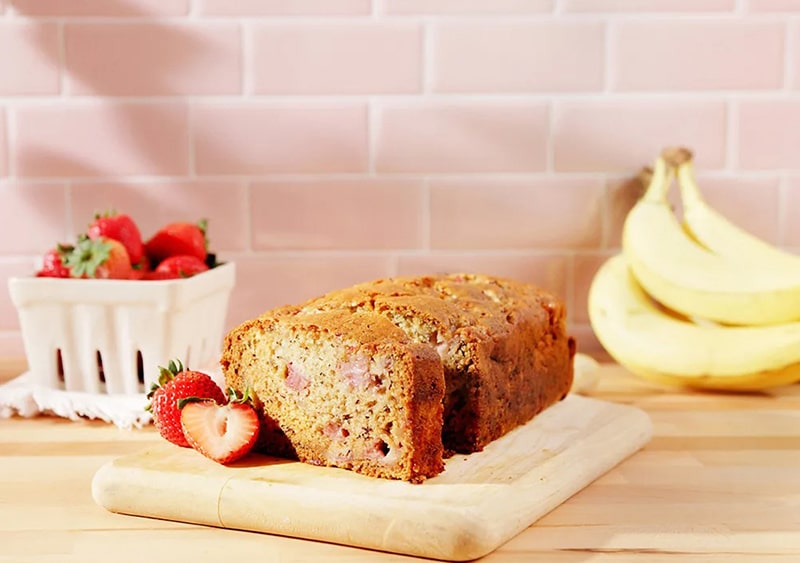 photo of Strawberry Banana Bread