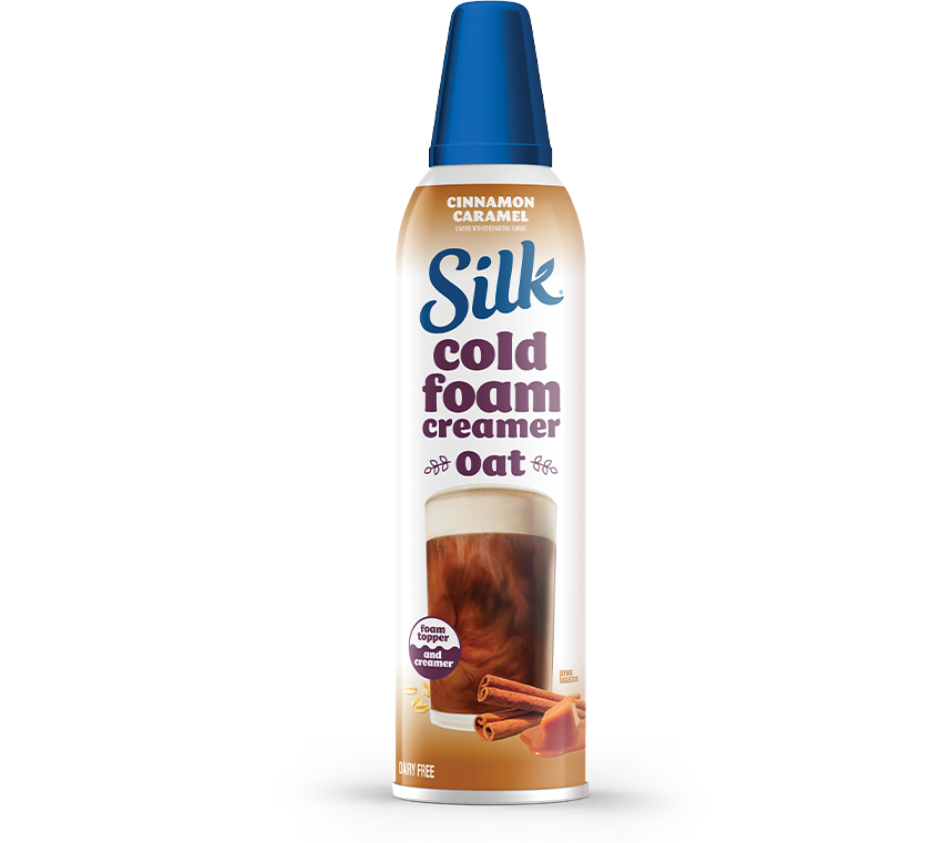 Silk® Cinnamon Caramel Oat Cold Foam Creamer Silk® Cinnamon Caramel Oat Cold Foam Creamer